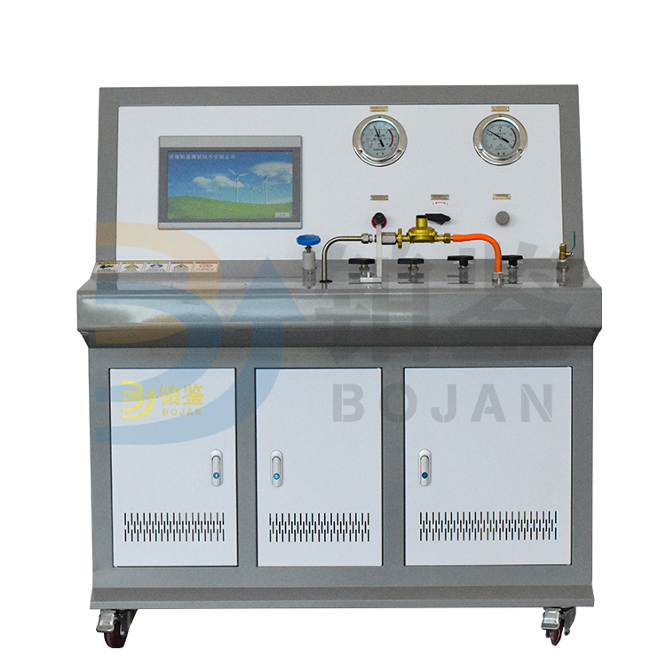瓶裝液化石油氣調(diào)壓器關(guān)閉壓力、出口壓力試驗(yàn)臺(tái)